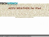 ACCU WEATHER for iPad