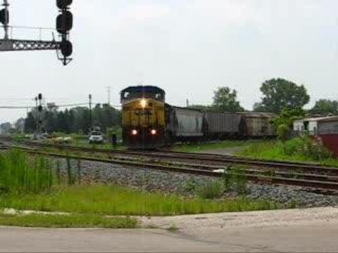 G287 CSX 1249 TRAINS FOSTORIA OHIO