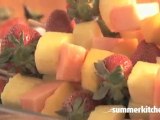How To Make Grilled Fruit Skewers