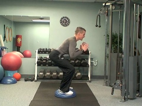 Squats on the Bosu-Exercise of the Week