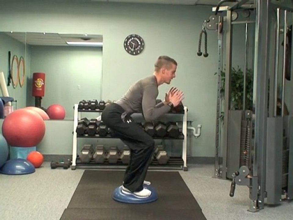 Squats on the Bosu-Exercise of the Week