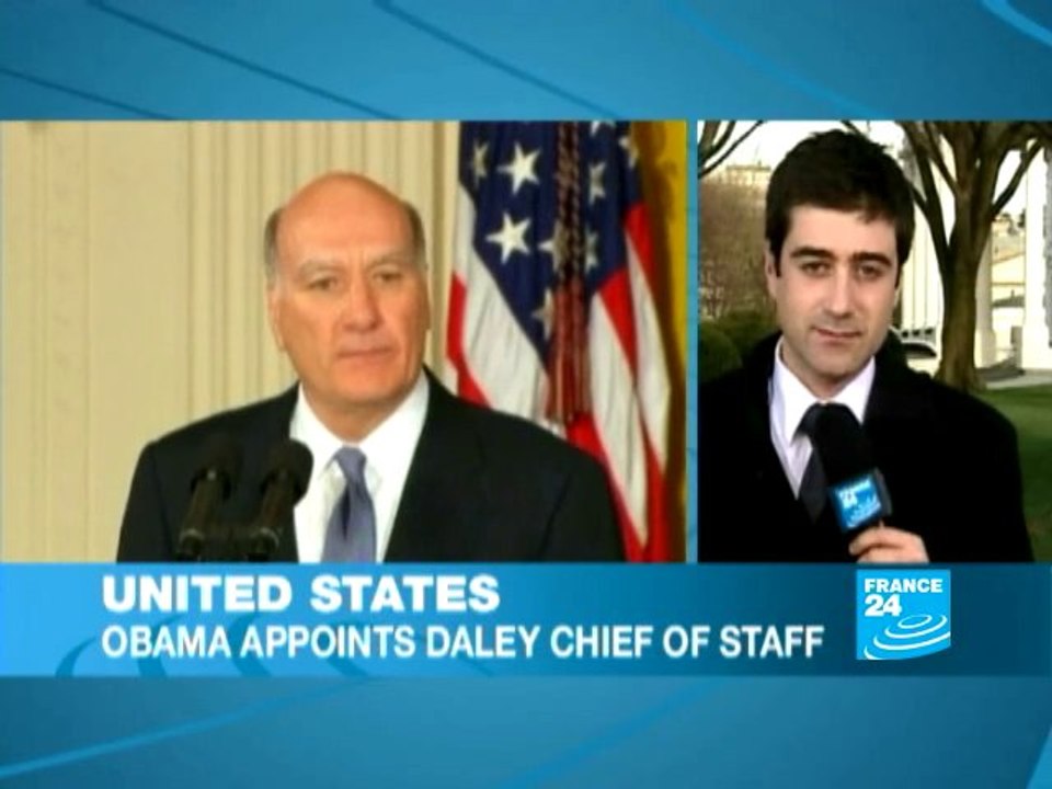 Obama names former commerce secretary Daley chief of staff