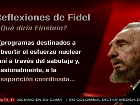 Reflexiones de Fidel Castro: ¿Qué diría Einstein?
