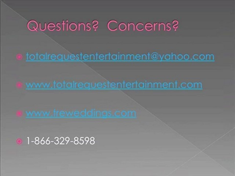 Wichita Falls Disc Jockeys - Wedding Ideas For Music!