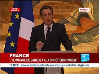 Voeux de Nicolas Sarkozy aux autorités religieuses