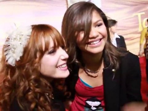 Bella Thorne & Zendaya Coleman on Red Carpet at Tangled!
