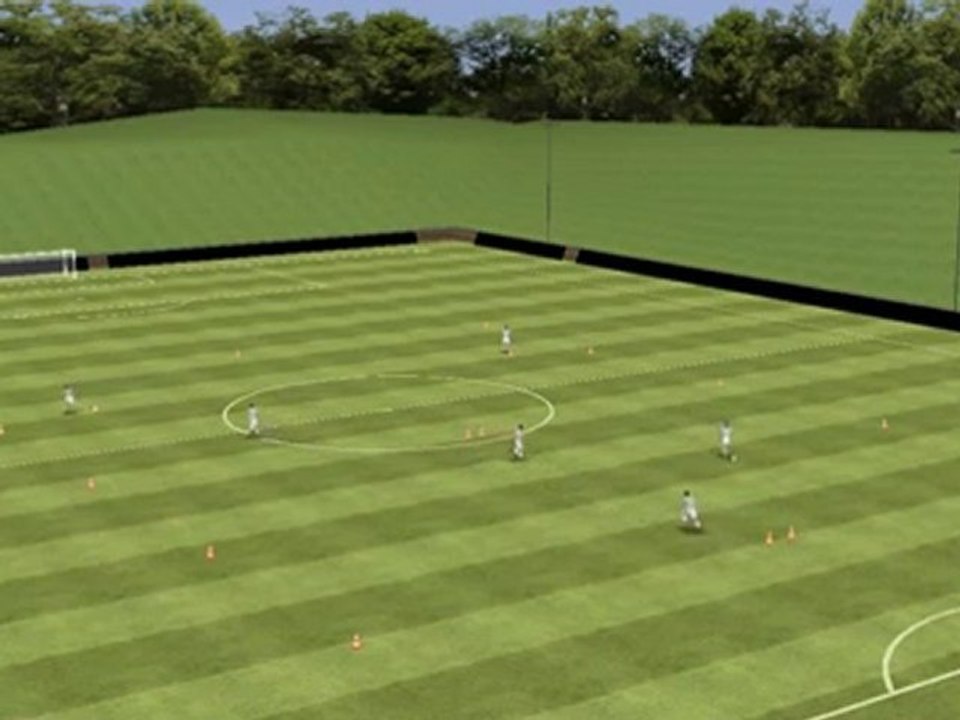 Soccer drill - Getting past the first defender soccer