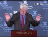 Newt Gingrich Slams War on Terror Strategy