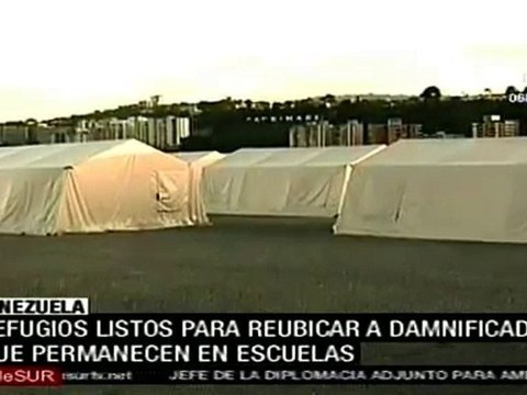 Refugios listos para reubicar a damnificados que permanecen en escuelas