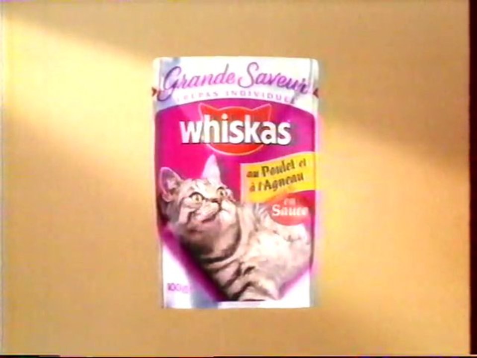 Publicité Grande Saveur Whiskas 1999