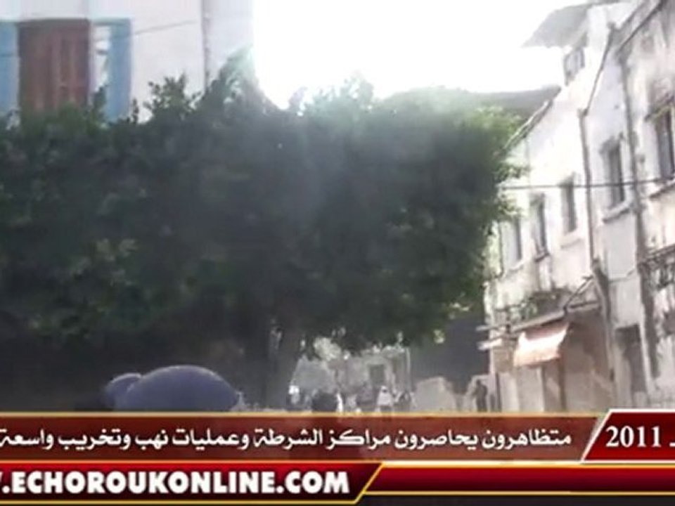 احتجاجات الجزائر-الجمعة 07 01 2011-