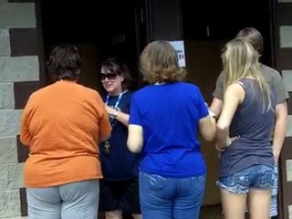 Ruth at the Up In Smoke BBQ Competition