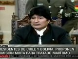 Chile y Bolivia podrían crear comisión conjunta: Morales