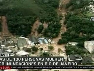 Inundaciones y deslizamientos en Brasil, 130 muertos