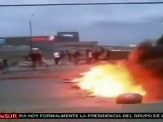 Dos muertos y 31 detenidos en primera noche de protesta en Magallanes