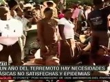 Haití conmemora un año del terremoto con epidemias y necesidades básicas no satisfechas