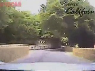 On board the Ferrari California