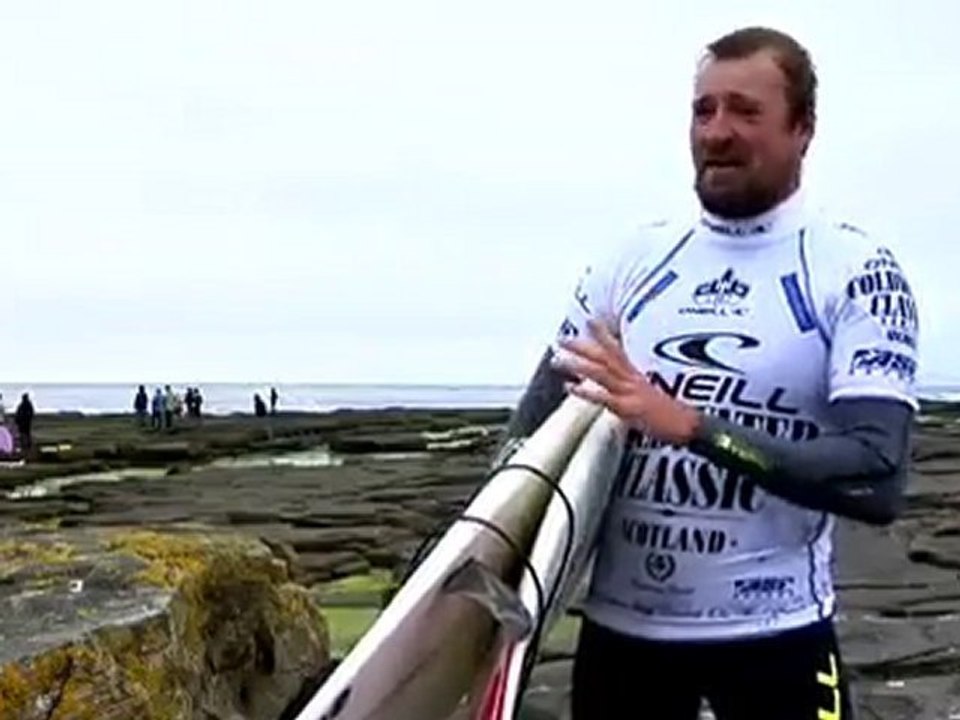 3 ft waves conditions at Brims Ness - Day 2 Highlights -Oneill Coldwater Classic Scotland