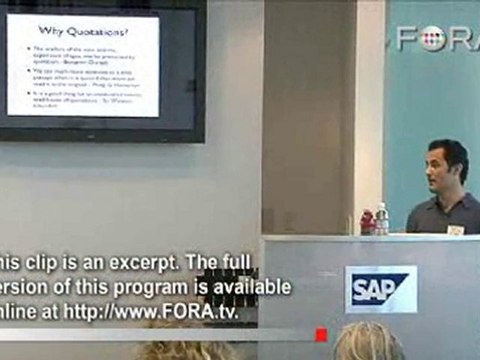 Okan Kolak on Mining Quotations for Book Search