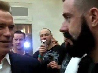 Brian Wilson meets Arnold Schwarzenegger