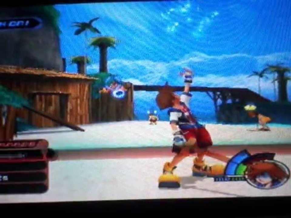 Kingdom Hearts I : Sora VS Tidus, Wakka et Selphie