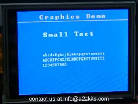 a2zkits-3.2-TFT-LCD-demo