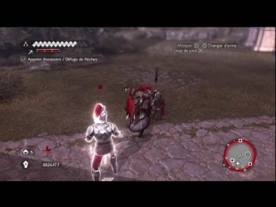 Assasin's creed Brotherhood.  Bug du balai