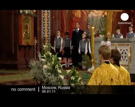 Orthodox Christmas service in Moscow - no comment