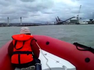 première sortie Zodiac Pro 9 Man sur la seine à Rouen