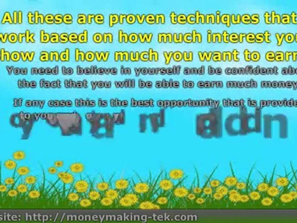 Tried and Proven Techniques to Make Money on Internet