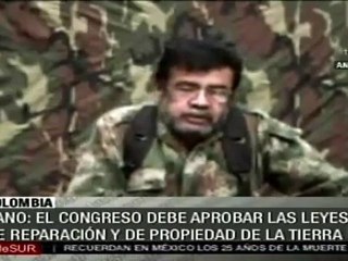 Alfonso Cano envía mensaje de año nuevo a miembros de FARC