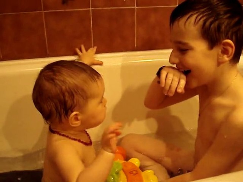 rigolade dans la bain