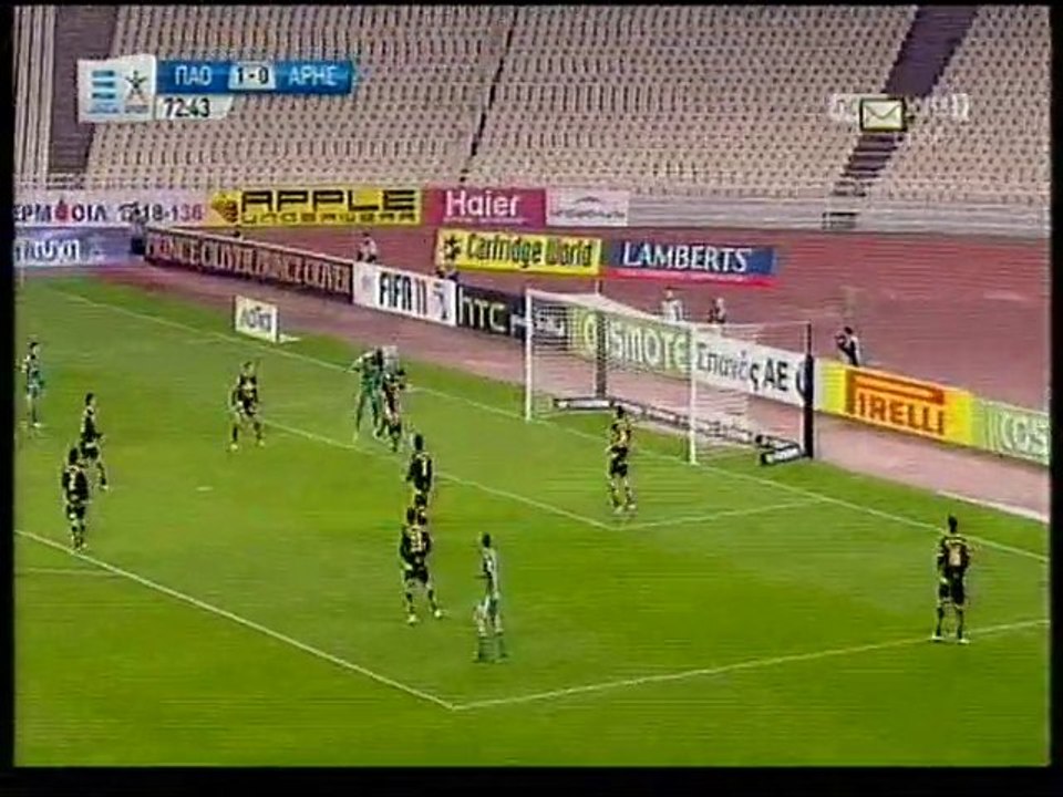 pao aris 1-0 kefalia cisse