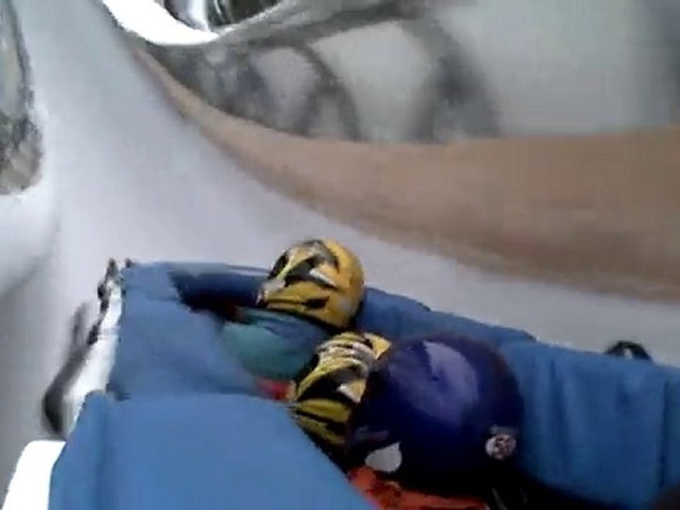 bobsleigh a la plagne (je suis en première position)