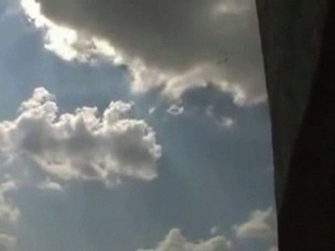 Daytime hexagon-shaped UFO over Poland 17-Jul-2010