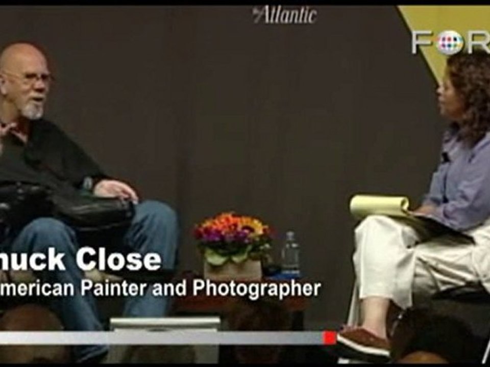 Chuck Close Explains How He Paints with a Grid