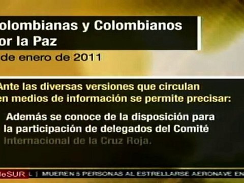 Aún se desconoce lugar para liberación de retenidos colomb