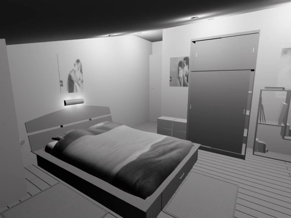 Projet - Chambre 3DSMAX
