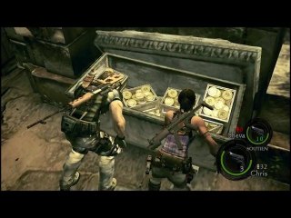 Walkthrough Resident Evil 5 La caverne du temple part 18