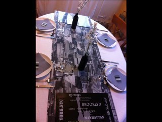 Décoration de table Thème New York par Evenementsdiscount