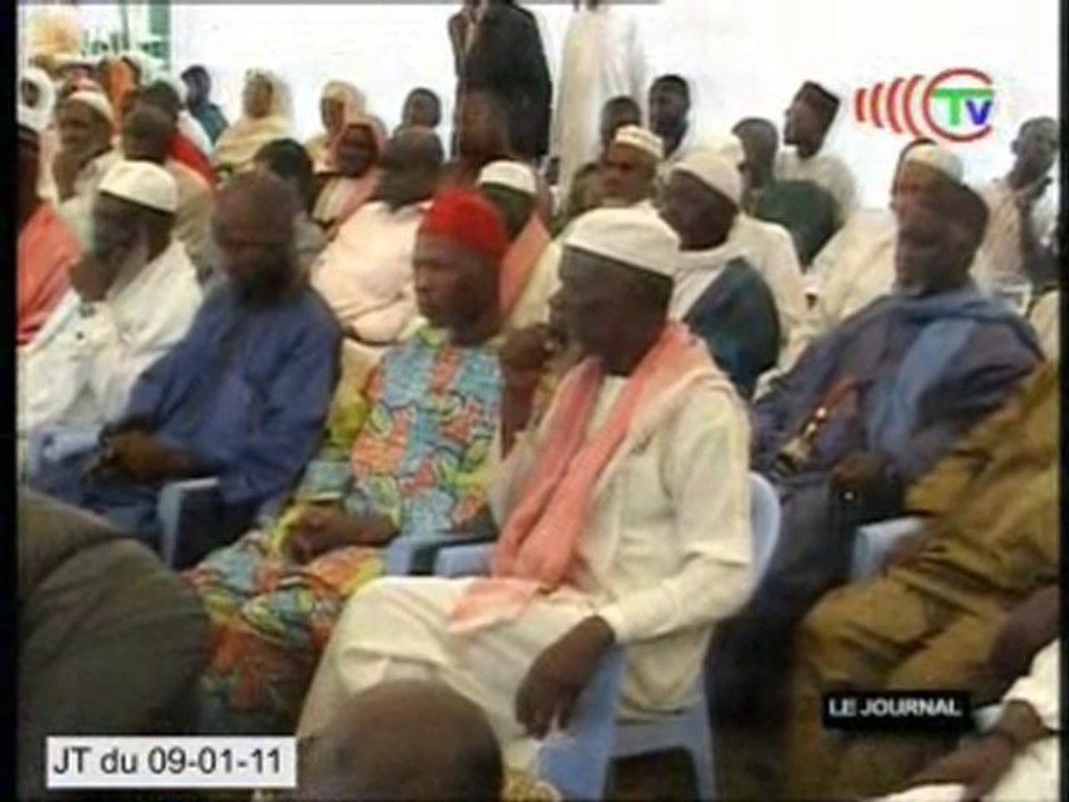 Pose de la 1ère pierre de la mosquée Paul Kamba