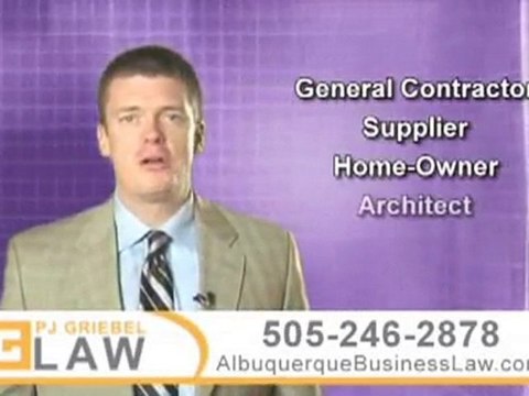 Albuquerque Construction Law Attorneys, P.J. Griebel, P.C.