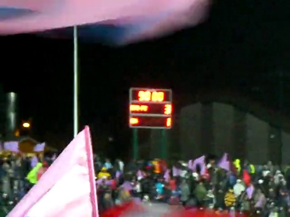 ETG-OM : fin du match et tour d'honneur