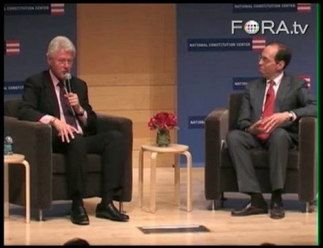 Bill Clinton: Losers and Loners Make Democracy 'Sing'