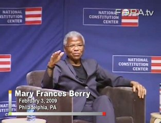 Mary Frances Berry Remembers the 2000 Election Recount