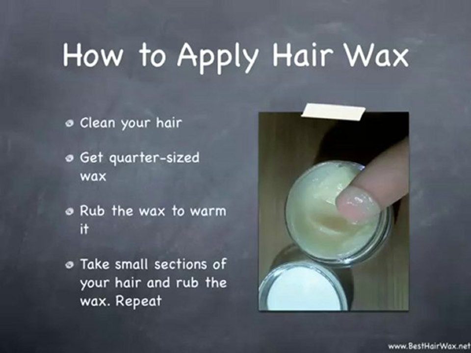 Apply Hair Wax - Style Your Hair - video Dailymotion