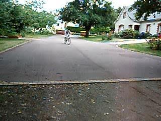 clem en lanssage de velo