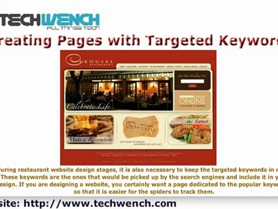 Things to Avoid while Creating a Web Design your Restaurant