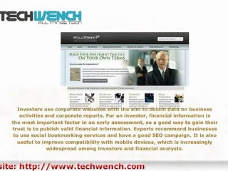 Understanding Users of Corporate Websites