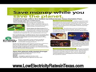 Texas Energy with Low Electricity Rates.